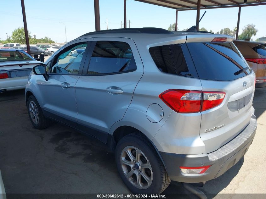 2020 Ford Ecosport Se VIN: MAJ6S3GL2LC339244 Lot: 39602612