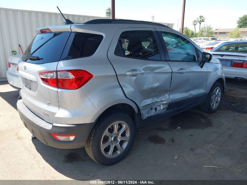 2020 Ford Ecosport Se VIN: MAJ6S3GL2LC339244 Lot: 39602612