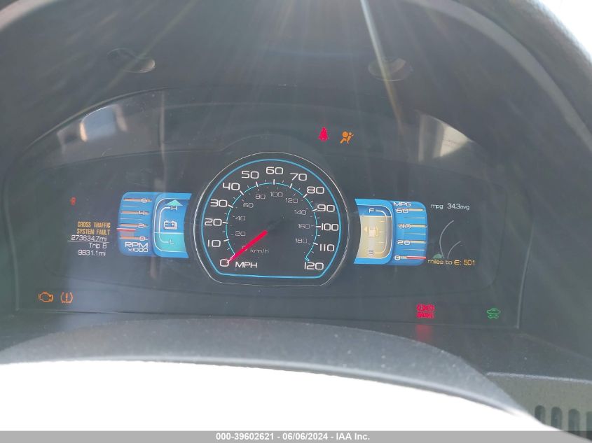 2011 Ford Fusion Hybrid VIN: 3FADP0L35BR183245 Lot: 39602621