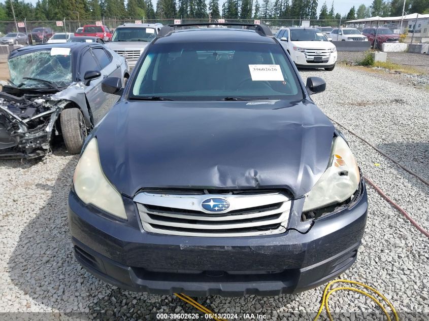 2010 Subaru Outback 2.5I VIN: 4S4BRBAC8A3354721 Lot: 39602626