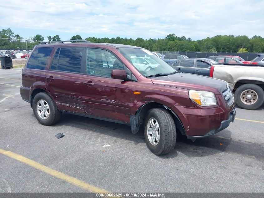 2008 Honda Pilot Vp VIN: 5FNYF28248B005623 Lot: 39602629