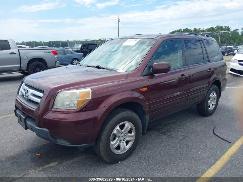 2008 Honda Pilot Vp VIN: 5FNYF28248B005623 Lot: 39602629