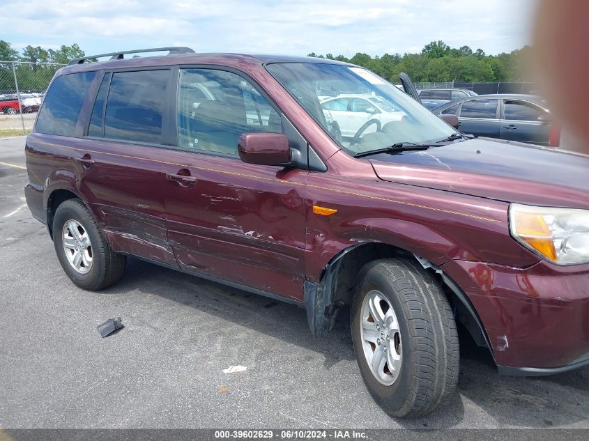 2008 Honda Pilot Vp VIN: 5FNYF28248B005623 Lot: 39602629