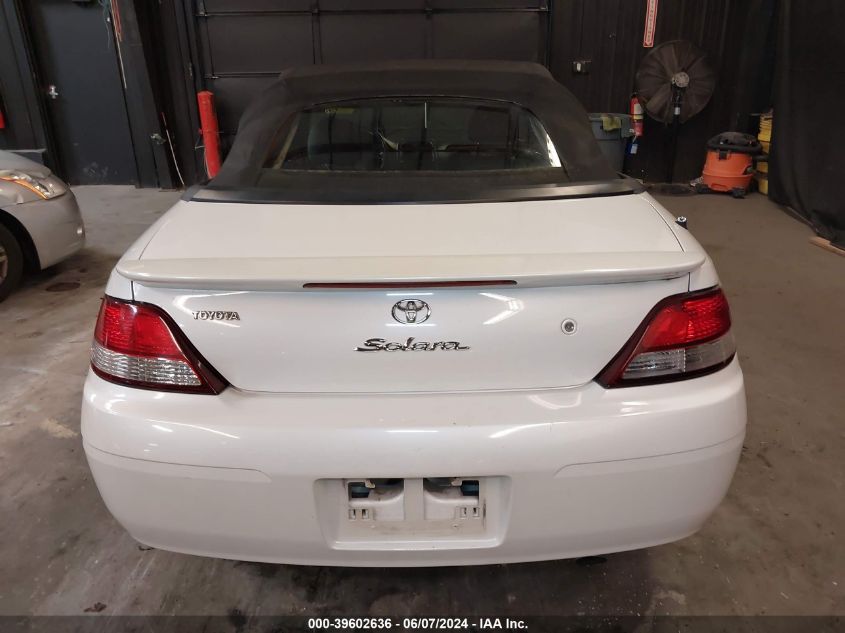 2001 Toyota Camry Solara Sle V6 VIN: 2T1FF28P71C517194 Lot: 39602636