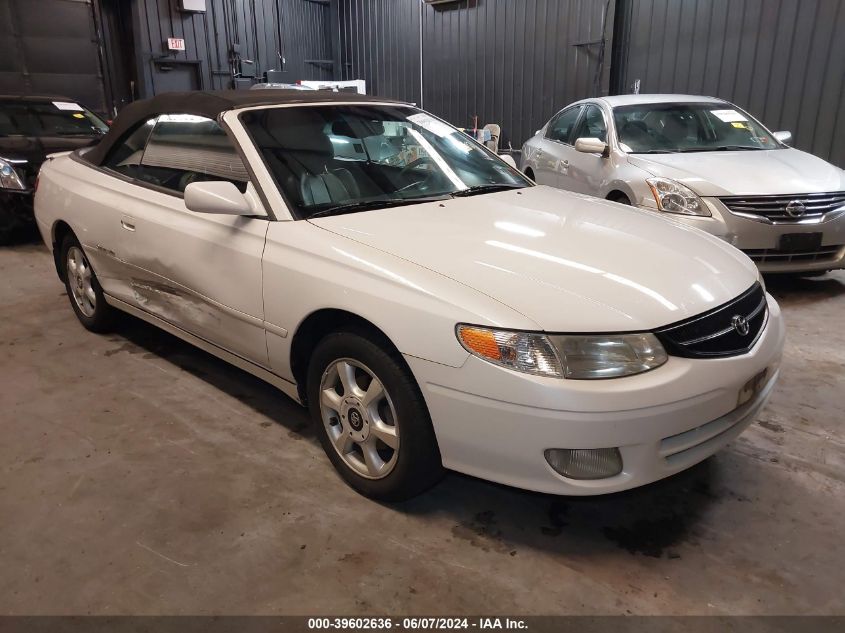 2001 Toyota Camry Solara Sle V6 VIN: 2T1FF28P71C517194 Lot: 39602636