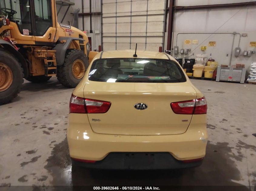 2016 Kia Rio Lx VIN: KNADM4A32G6542050 Lot: 39602646