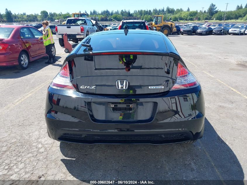 JHMZF1D61DS002598 2013 Honda Cr-Z Ex