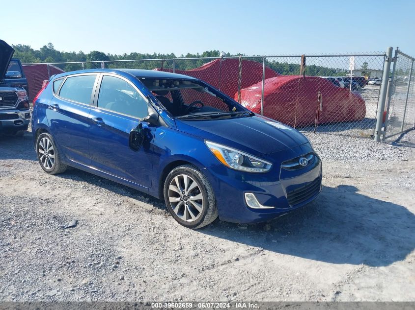 2017 Hyundai Accent Sport VIN: KMHCU5AEXHU299070 Lot: 39602659