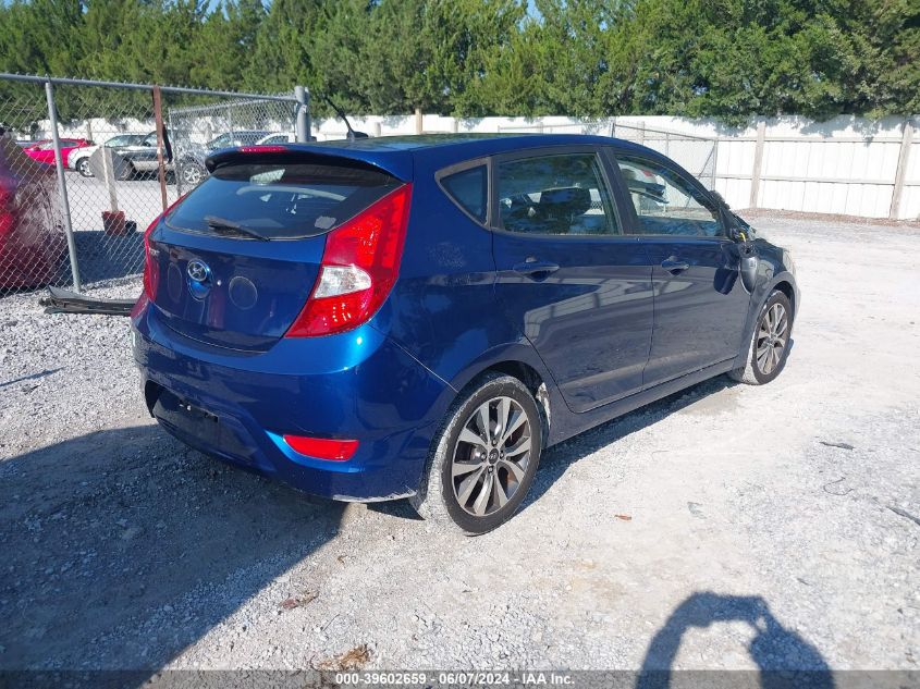 2017 Hyundai Accent Sport VIN: KMHCU5AEXHU299070 Lot: 39602659