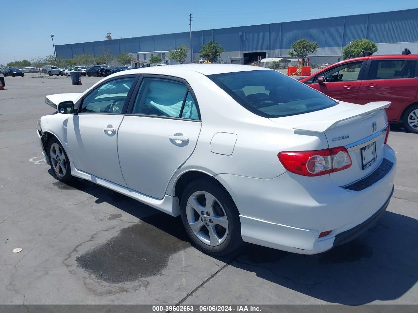 2013 Toyota Corolla S VIN: 2T1BU4EE8DC992988 Lot: 39602663