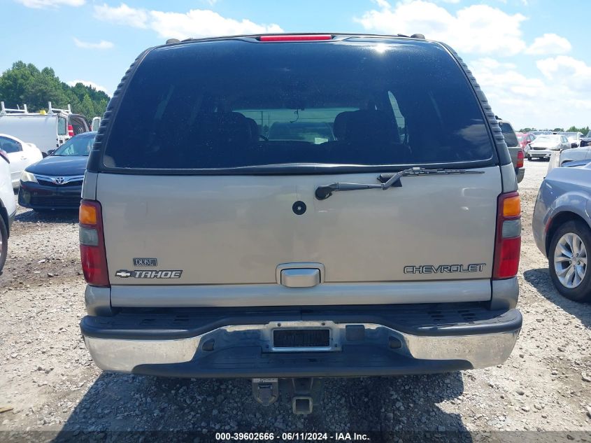 2002 Chevrolet Tahoe Lt VIN: 1GNEC13Z12J168005 Lot: 39602666