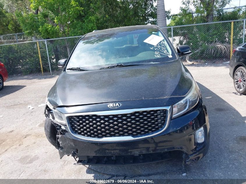 2018 Kia Sedona Ex VIN: KNDMC5C10J6346672 Lot: 39602679