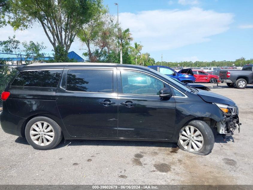 2018 Kia Sedona Ex VIN: KNDMC5C10J6346672 Lot: 39602679