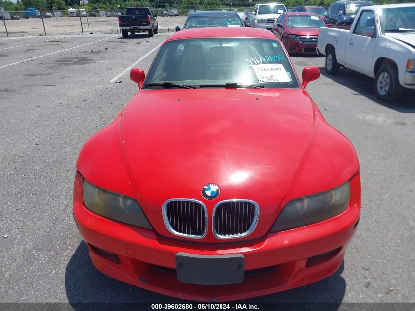 2000 BMW Z3 2.3 VIN: WBACH9342YLF90219 Lot: 39602680