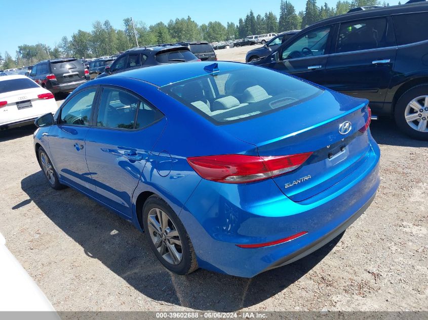 2018 Hyundai Elantra Sel VIN: 5NPD84LF3JH315512 Lot: 39602688