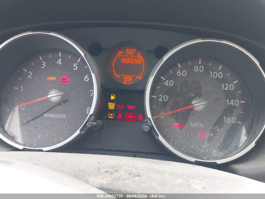 2009 Nissan Rogue Sl VIN: JN8AS58V79W166039 Lot: 39602720