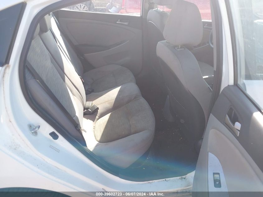 2016 Hyundai Accent Se VIN: KMHCT4AEXGU072196 Lot: 39602723