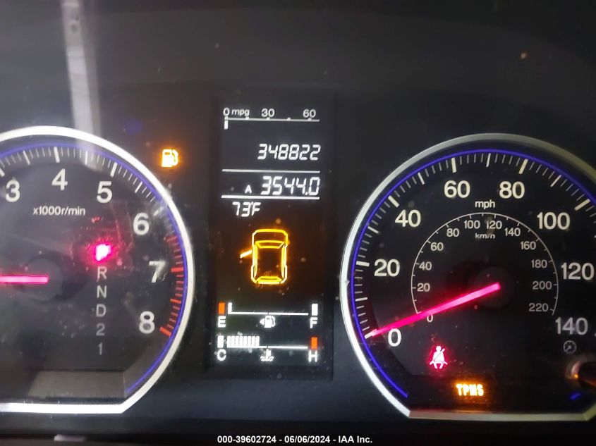 2008 Honda Cr-V Ex-L VIN: JHLRE48778C042275 Lot: 39602724