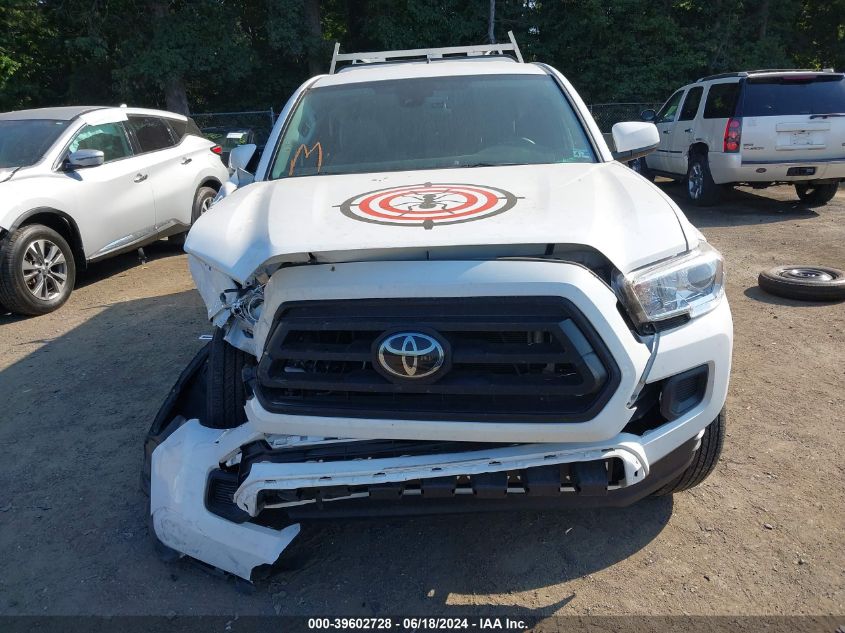 2022 Toyota Tacoma Sr VIN: 3TYRX5GN9NT052673 Lot: 39602728