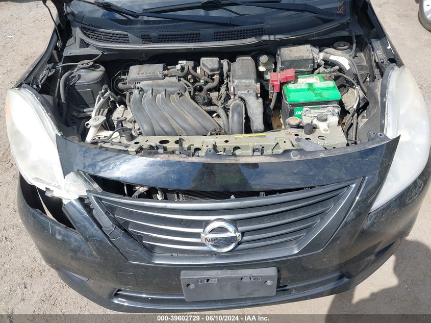 2012 Nissan Versa 1.6 S VIN: 3N1CN7AP1CL910351 Lot: 39602729