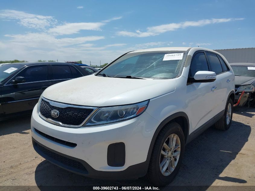 2014 Kia Sorento Lx VIN: 5XYKT3A6XEG426316 Lot: 39602743