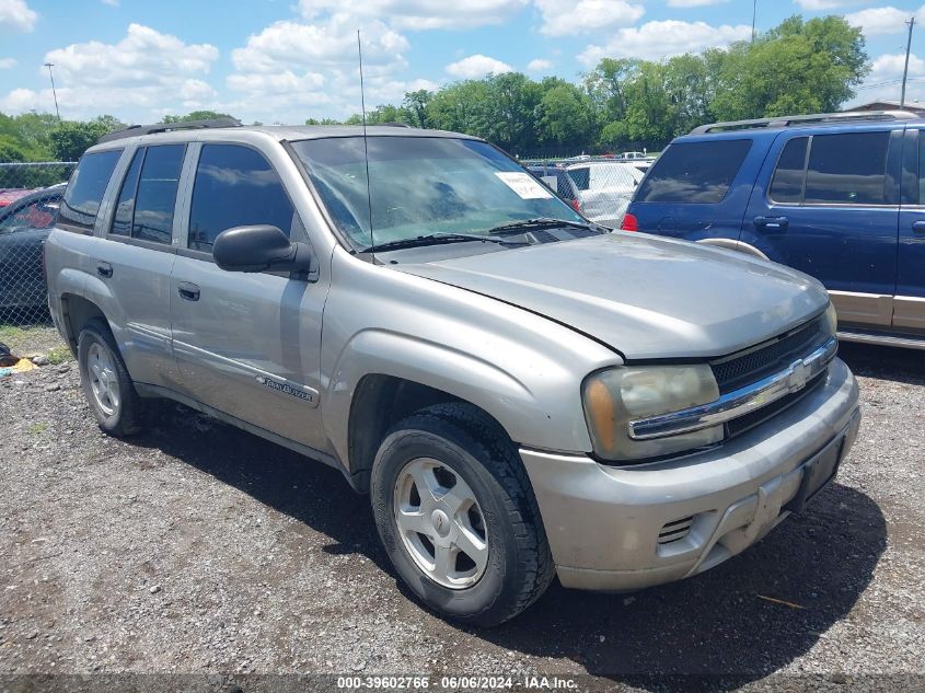 2002 Chevrolet Trailblazer Ls VIN: 1GNDS13S322524871 Lot: 39602766