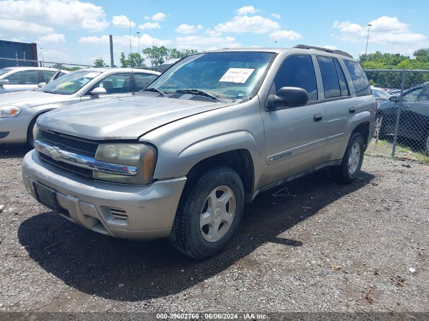 2002 Chevrolet Trailblazer Ls VIN: 1GNDS13S322524871 Lot: 39602766