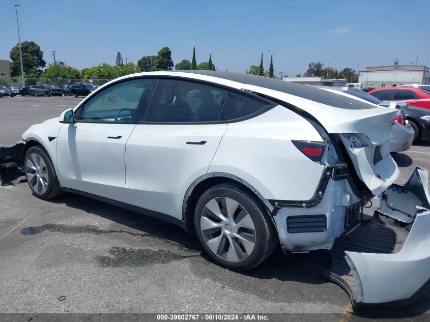 2021 Tesla Model Y Long Range Dual Motor All-Wheel Drive VIN: 5YJYGDEE1MF306156 Lot: 39602767