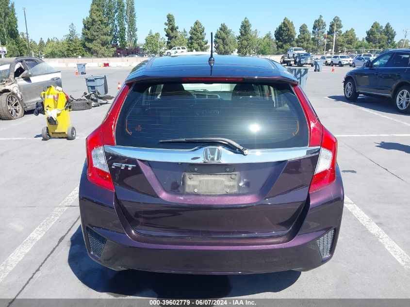 2016 Honda Fit Ex VIN: JHMGK5H7XGS001161 Lot: 39602779