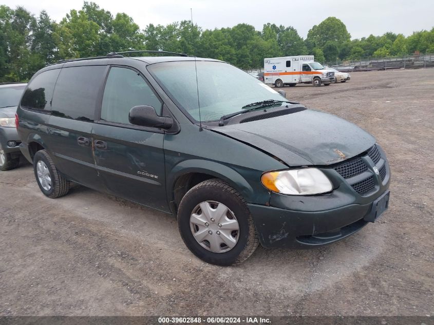 2001 Dodge Grand Caravan Se VIN: 1B4GP24381B237770 Lot: 39602848