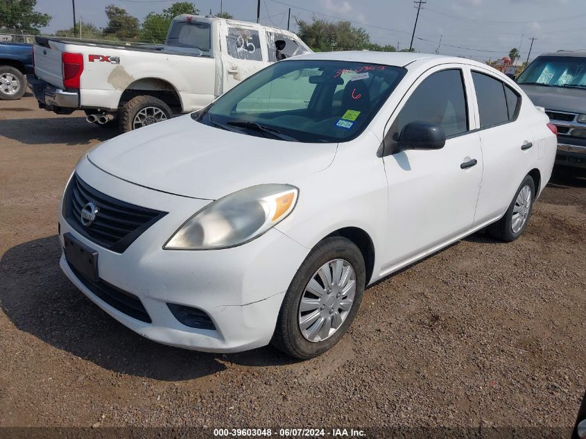 2014 Nissan Versa 1.6 S+ VIN: 3N1CN7AP8EL852869 Lot: 39603048