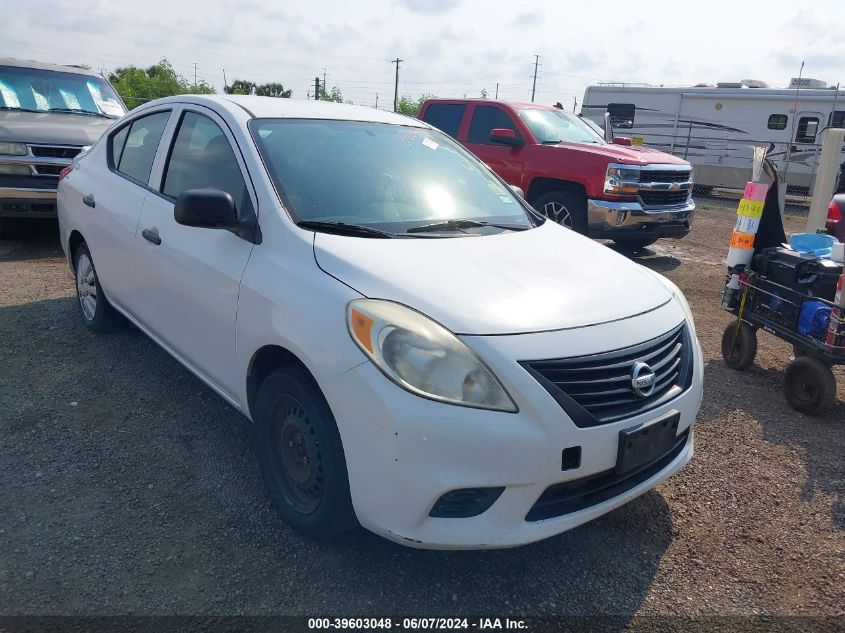 2014 Nissan Versa 1.6 S+ VIN: 3N1CN7AP8EL852869 Lot: 39603048