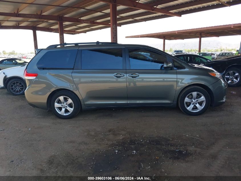 2012 Toyota Sienna Le V6 8 Passenger VIN: 5TDKK3DC3CS215642 Lot: 39603106