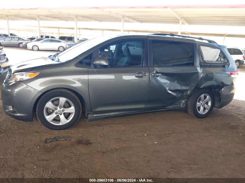 2012 Toyota Sienna Le V6 8 Passenger VIN: 5TDKK3DC3CS215642 Lot: 39603106