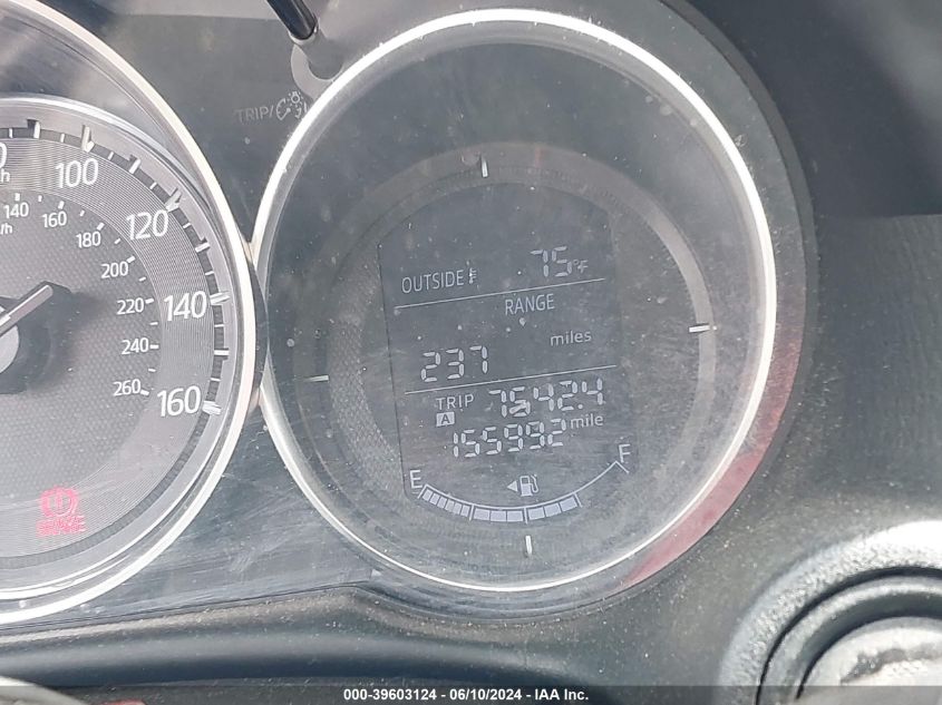 2016 Mazda Cx-5 Touring VIN: JM3KE2CY0G0828672 Lot: 39603124