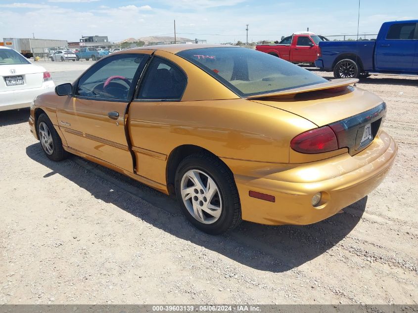 2002 Pontiac Sunfire Se VIN: 1G2JB12F927340820 Lot: 39603139