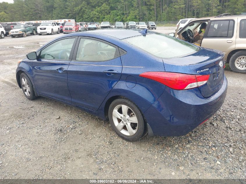 2013 Hyundai Elantra Gls VIN: KMHDH4AE1DU868529 Lot: 39603182