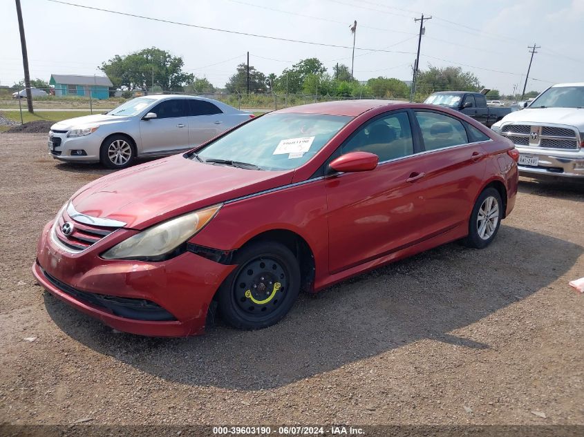 2014 Hyundai Sonata Gls VIN: 5NPEB4AC2EH863019 Lot: 39603190