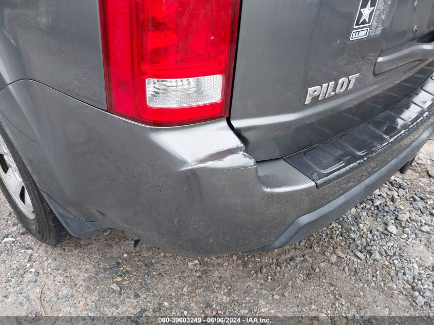 2009 Honda Pilot Lx VIN: 5FNYF38259B009087 Lot: 39603249