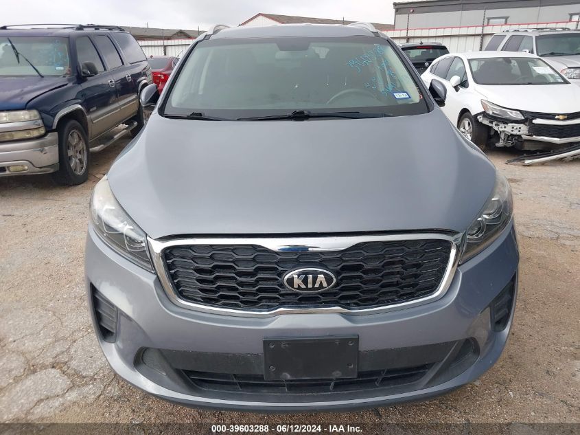 2019 Kia Sorento 2.4L Lx VIN: 5XYPG4A30KG596993 Lot: 39603288