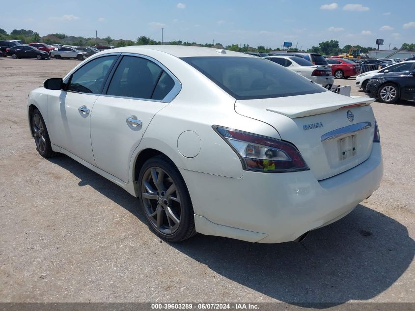 2014 Nissan Maxima 3.5 Sv VIN: 1N4AA5AP3EC449615 Lot: 39603289