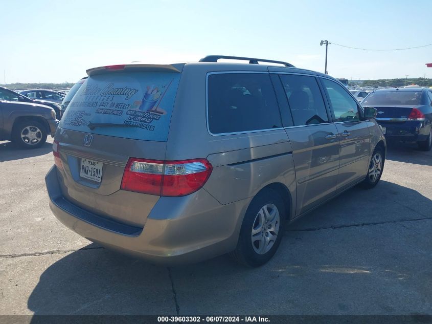 2007 Honda Odyssey Ex-L VIN: 5FNRL38757B445671 Lot: 39603302