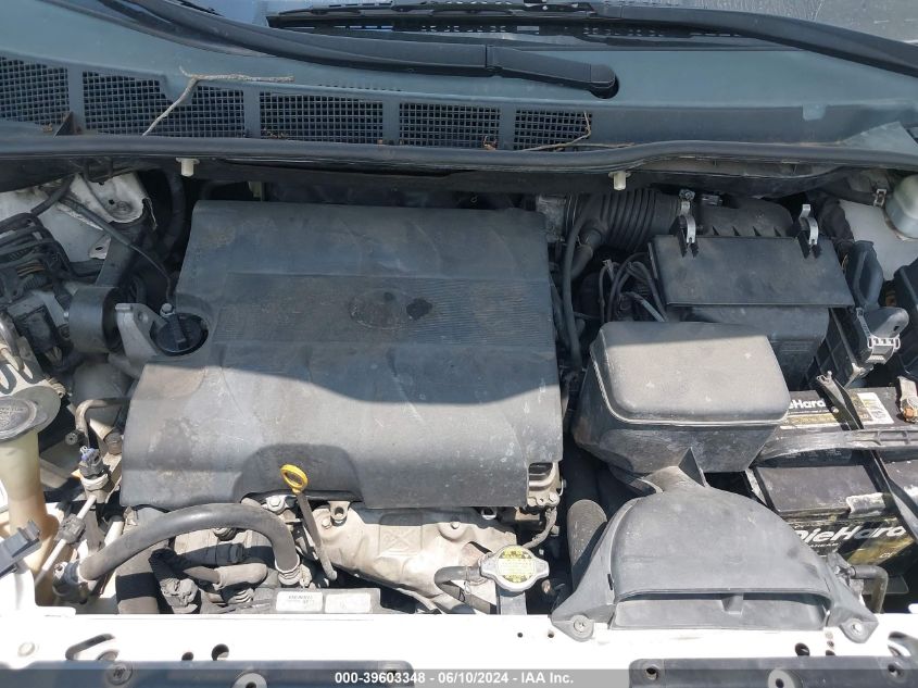 2012 Toyota Sienna Le V6 8 Passenger VIN: 5TDKK3DC8CS270605 Lot: 39603348