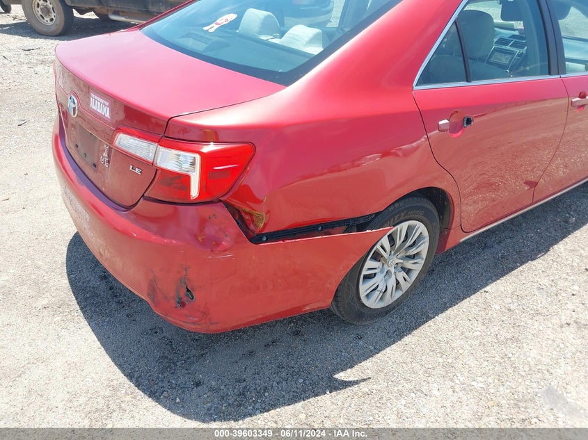 2012 Toyota Camry Le VIN: 4T1BF1FK4CU551076 Lot: 39603349