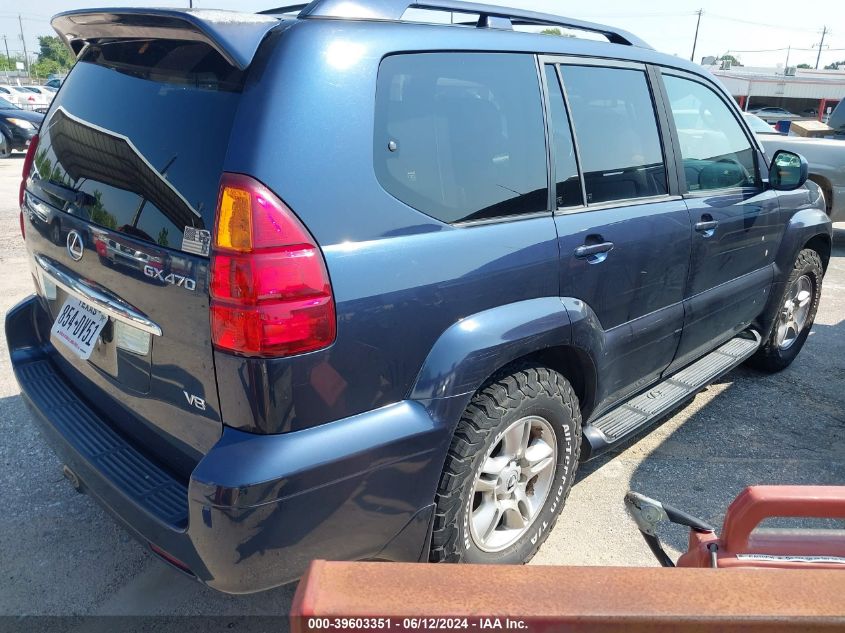 2004 Lexus Gx 470 VIN: JTJBT20X440032011 Lot: 39603351