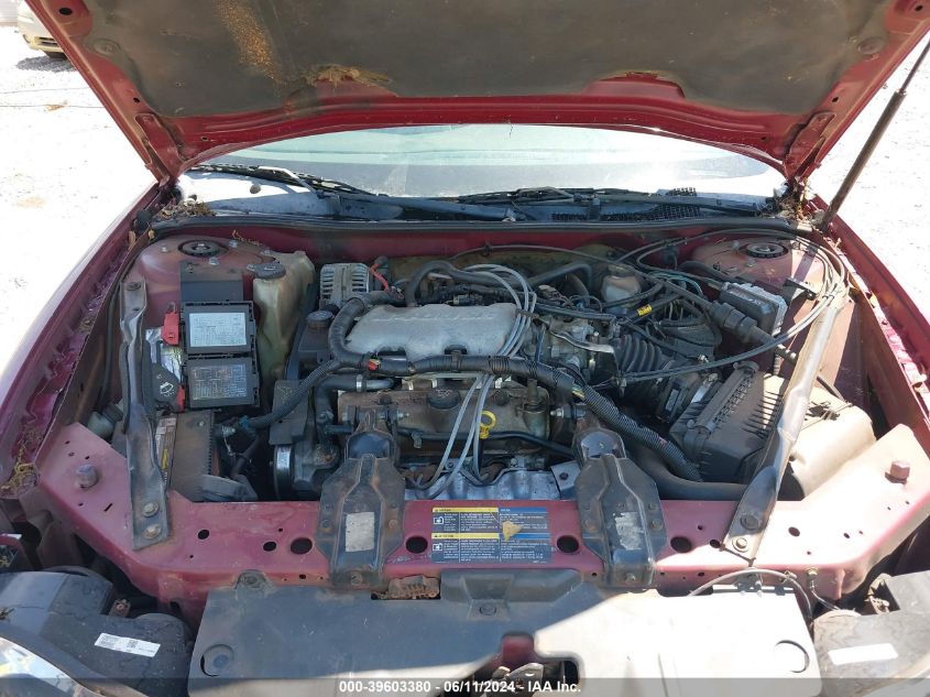 2005 Chevrolet Monte Carlo Ls VIN: 2G1WW12E259270506 Lot: 39603380