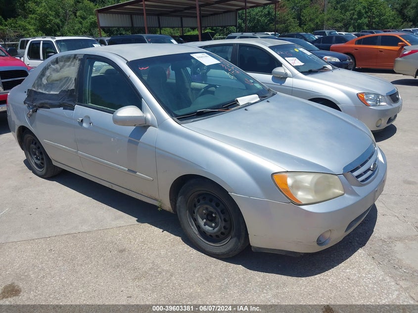 2006 Kia Spectra Ex/Lx/Sx VIN: KNAFE121865318724 Lot: 39603381