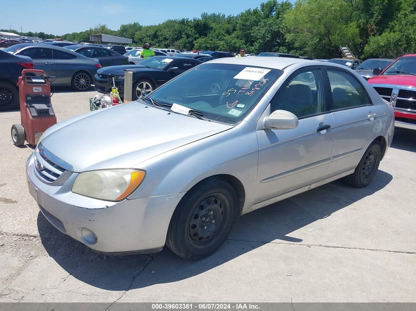 2006 Kia Spectra Ex/Lx/Sx VIN: KNAFE121865318724 Lot: 39603381