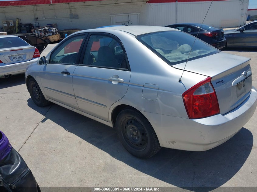 2006 Kia Spectra Ex/Lx/Sx VIN: KNAFE121865318724 Lot: 39603381