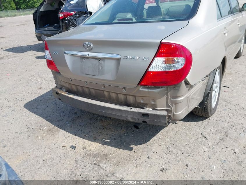 2004 Toyota Camry Xle VIN: 4T1BE32K44U850962 Lot: 39603382